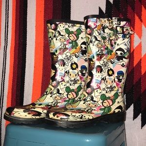 Tokidoki rain boots by chooka